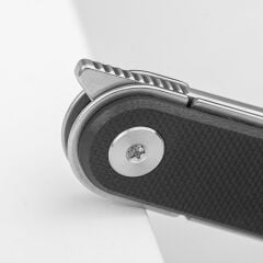 Real Steel Iris Front Flipper | G10 + Karbon Fiber Sap | 12C27 Çelik Çakı | 8061BF