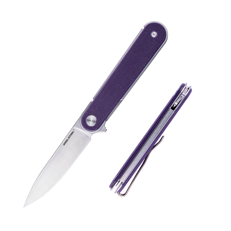 Real Steel Iris Flipper | G10 Sap | 12C27 Çelik Çakı | 8061AP