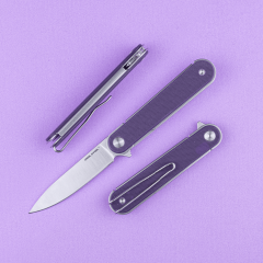 Real Steel Iris Flipper | G10 Sap | 12C27 Çelik Çakı | 8061AP