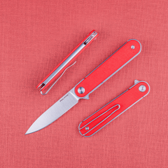 Real Steel Iris Flipper | G10 Sap | 12C27 Çelik Çakı | 8061AR