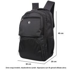 Bagacar Ogio 490 Siyah Unisex Okul ve Günlük Sırt Çantası