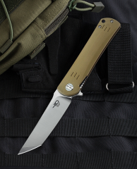 BESTECH KENDO BG06C-1 Bej G10 Sap D2 Çelik Çakı