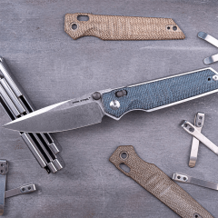 Real Steel Sacra | Micarta Sap | K110 Çelik Çakı | 7711D