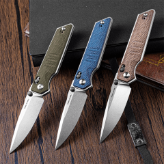 Real Steel Sacra | Micarta Sap | K110 Çelik Çakı | 7711D