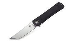 BESTECH Kendo | Siyah G10 Sap | D2 Çelik Çakı | BG06A-1