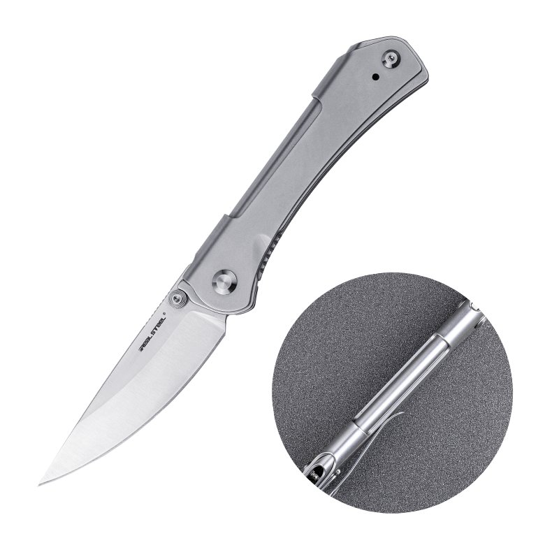 Real Steel Sylph | Paslanmaz Çelik Sap | Nitro V Çelik Çakı | 7141