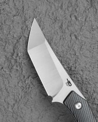 BESTECH STEP BFK06A D2 Çelik Siyah G10 Saplı Kydex Kılıflı Av Bıçağı