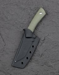 BESTECH STEP BFK06B D2 Çelik Yeşil G10 Saplı Kydex Kılıflı Av Bıçağı