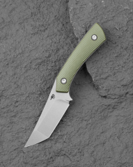 BESTECH STEP BFK06B D2 Çelik Yeşil G10 Saplı Kydex Kılıflı Av Bıçağı