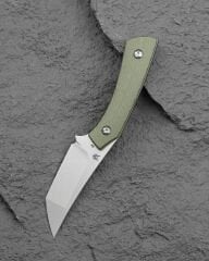BESTECH STEP BFK06B D2 Çelik Yeşil G10 Saplı Kydex Kılıflı Av Bıçağı