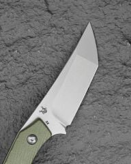 BESTECH STEP BFK06B D2 Çelik Yeşil G10 Saplı Kydex Kılıflı Av Bıçağı