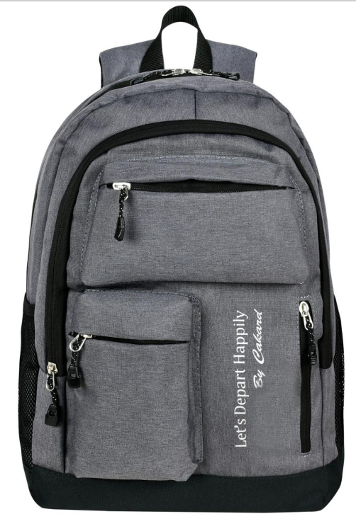 Cakard 101-CK Çok Cepli Sırt Çantası Gri