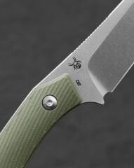 BESTECH STEP BFK06B D2 Çelik Yeşil G10 Saplı Kydex Kılıflı Av Bıçağı