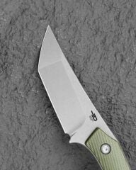 BESTECH STEP BFK06B D2 Çelik Yeşil G10 Saplı Kydex Kılıflı Av Bıçağı
