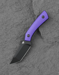 BESTECH STEP BFK06C D2 Çelik Mor G10 Saplı Kydex Kılıflı Av Bıçağı