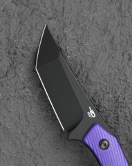 BESTECH STEP BFK06C D2 Çelik Mor G10 Saplı Kydex Kılıflı Av Bıçağı