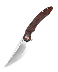 BESTECH IRIDA BG25E Karbon Fiber Ve G10 Saplı Ara Katman 3,82'' 14C28N Bıçak