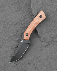 BESTECH STEP BFK06D D2 Çelik Kahverengi G10 Saplı Kydex Kılıflı Av Bıçağı