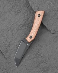 BESTECH STEP BFK06D D2 Çelik Kahverengi G10 Saplı Kydex Kılıflı Av Bıçağı