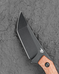 BESTECH STEP BFK06D D2 Çelik Kahverengi G10 Saplı Kydex Kılıflı Av Bıçağı
