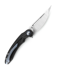 BESTECH IRIDA Karbon Fiber ve G10 Saplı Ara Katman 14C28N Çelik Çakı - BG25D
