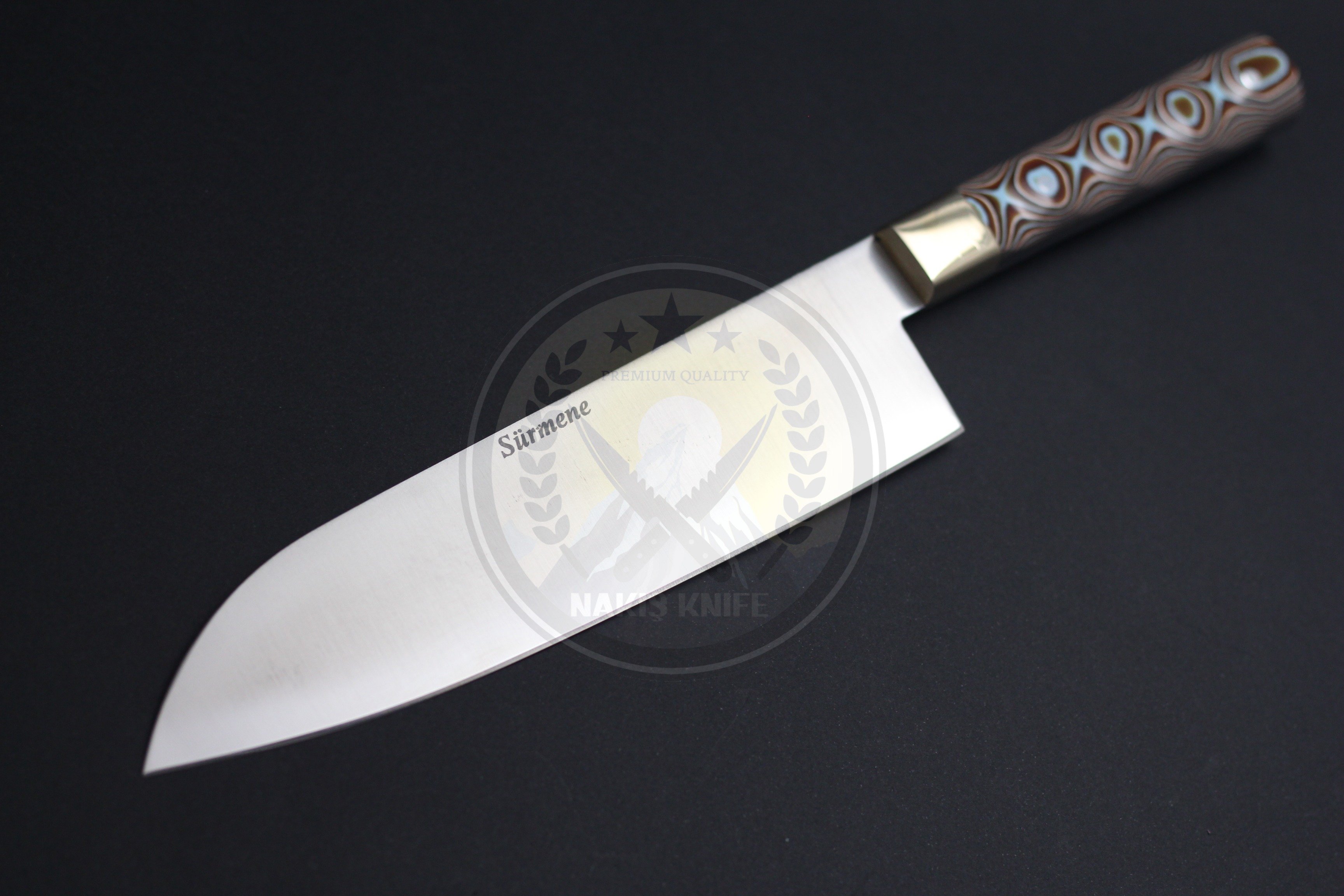 Sürmene Santoku Şef Bıçağı