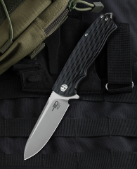BESTECH Grampus | Siyah G10 Sap | D2 Çelik Çakı | BG02A