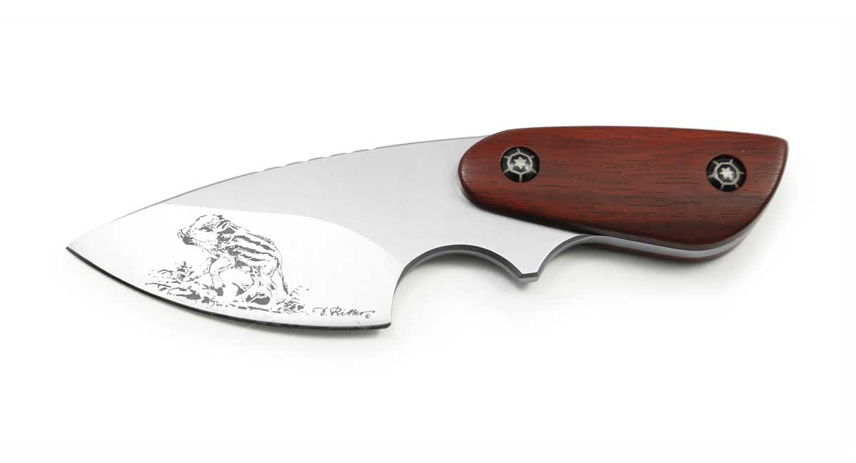 PUMA IP Wild Boar Piglet | Sandal Ağacı Sap | D2 Çelik Boyun Bıçağı | 820097