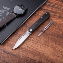 Real Barlow RB-1 Clip Point | Pocket Clip with Fork | 8042B