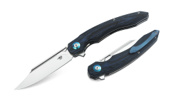 BESTECH FANGA BG18E Karbon Fiber Ve G10 Saplı Ara Katman 4,25'' D2 Blade