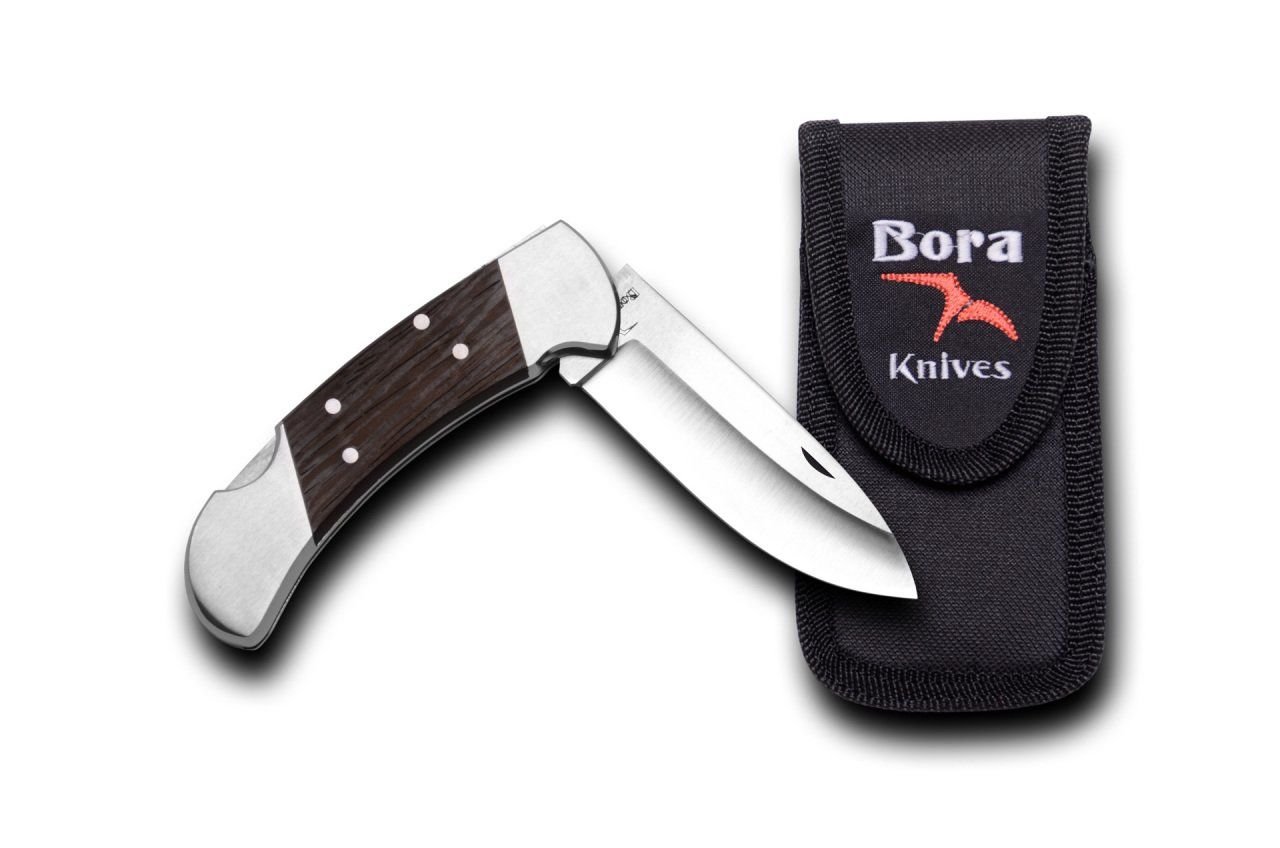 Bora 205 WP Büyük Boy Yuvarlak Uçlu Wenge Saplı Çakı