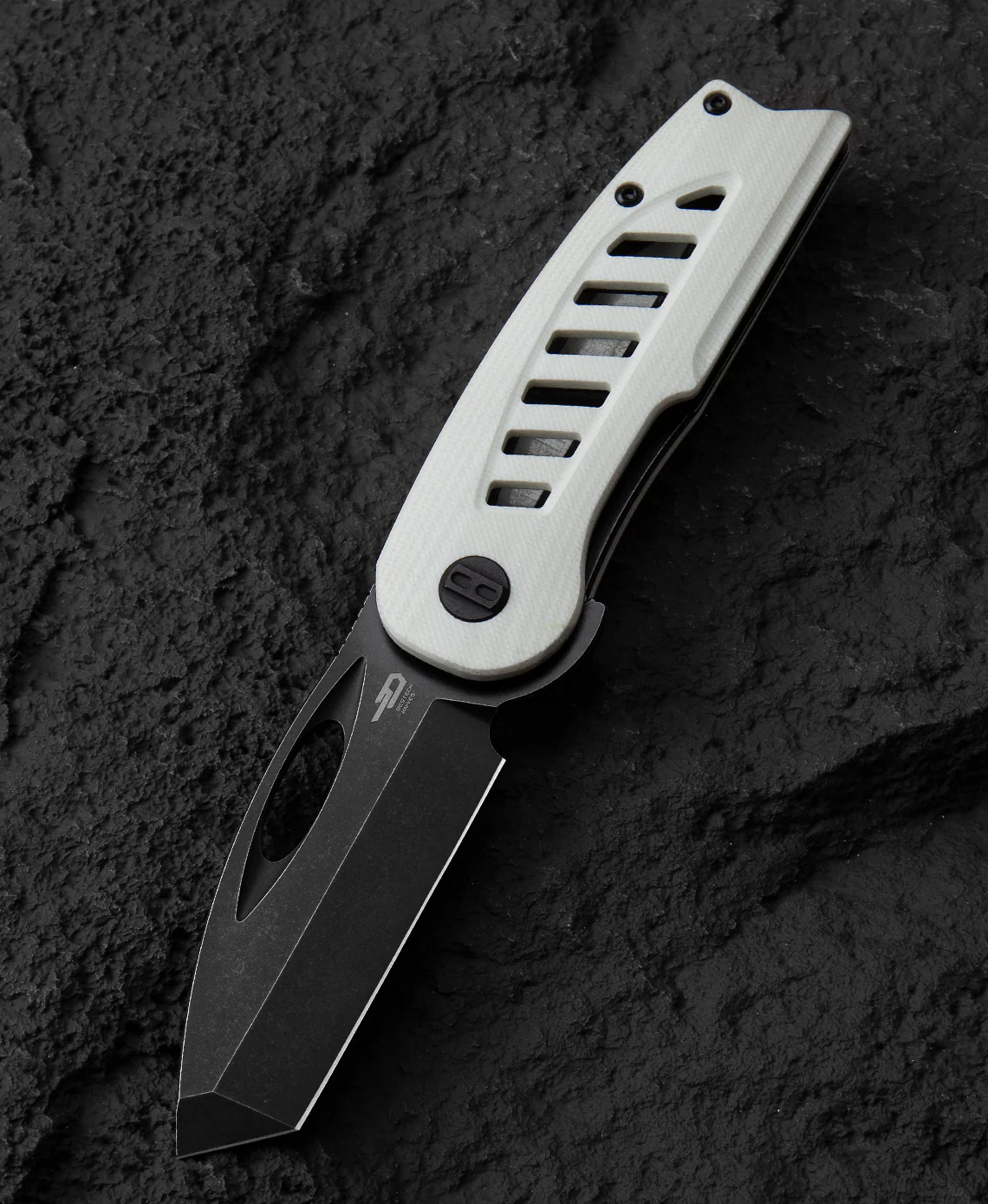 BESTECH EXPLORER BG37E Beyaz G10 Sap D2 Çelik Çakı