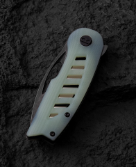 BESTECH EXPLORER BG37C Şeffaf G10 Sap D2 Çelik Çakı