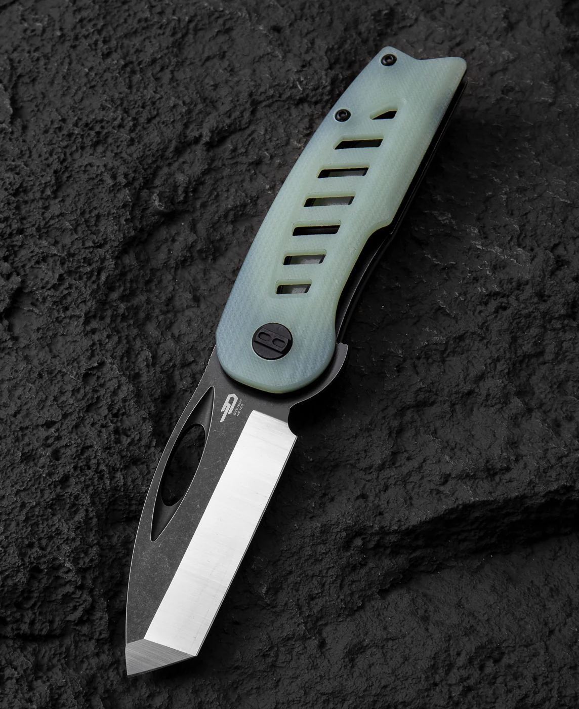 BESTECH EXPLORER BG37C Şeffaf G10 Sap D2 Çelik Çakı