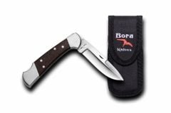 Bora 203 WP Orta Boy İnce Yuvarlak Uçlu Wenge Saplı Çakı