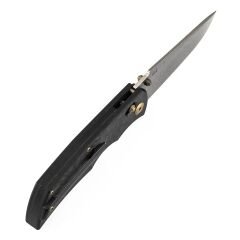KANSEPT SIF | Parçalanmış Karbon Fiber Sap | Damascus Çelik Çakı | K1100V4
