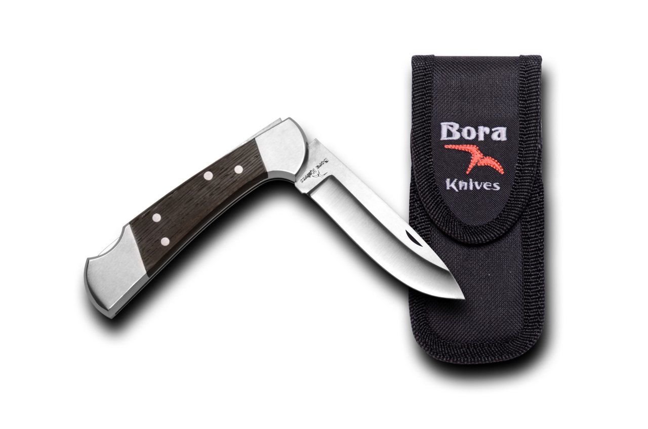 Bora 201 WP Orta Boy Yuvarlak Uçlu Wenge Saplı Çakı