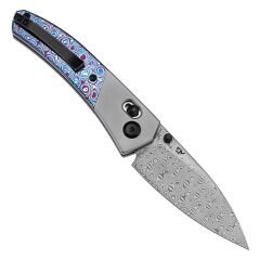 KANSEPT Dako | Titanyum + Timascus Saplı | Damascus Çelik Çakı | K1101V4