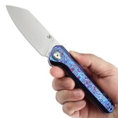 KANSEPT Buldozer | Liner Kilitli | Timascus ve Titanyum Sap | CPM-20CV Çelik Çakı | K1028A3