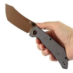 Tenable Tipper | Mikarta Sap | Liner Kilitli | Gül Altın Nitro V Çelik Çakı | B1079A1