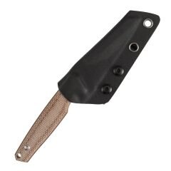 Tenable Parr | Kahverengi Mikarta Sap | Gül Altın Kaplamalı 14C28N Çelik Bıçak | G011B7