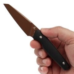 Tenable Parr | Siyah G10 Sap | Gül Altın Kaplamalı 14C28N Çelik Bıçak | G011B2