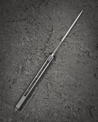 BESTECH DUOZ BG65A Liner Lock Siyah G10 Sap 14C28N Çelik Çakı