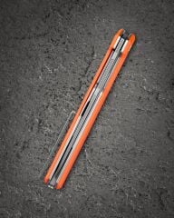 BESTECH DUOZ BG65B Liner Lock Turuncu G10 Sap 14C28N Çelik Çakı
