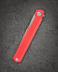 BESTECH DUOZ BG65C Liner Lock Kırmızı G10 Sap 14C28N Çelik Çakı