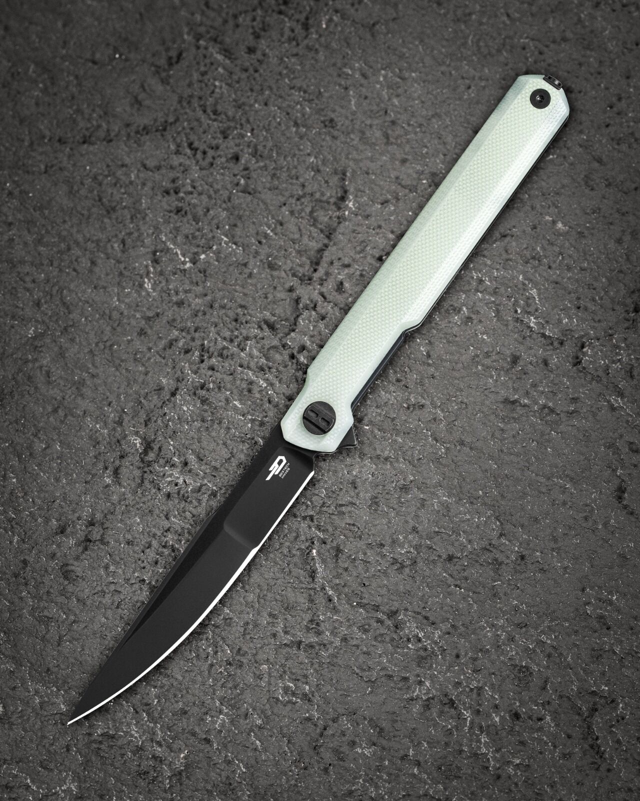 BESTECH DUOZ BG65D Liner Lock Jade G10 Sap 14C28N Çelik Çakı