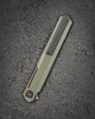 BESTECH DUOZ BG65F Liner Lock OD Yeşil G10 Sap 14C28N Çelik Çakı