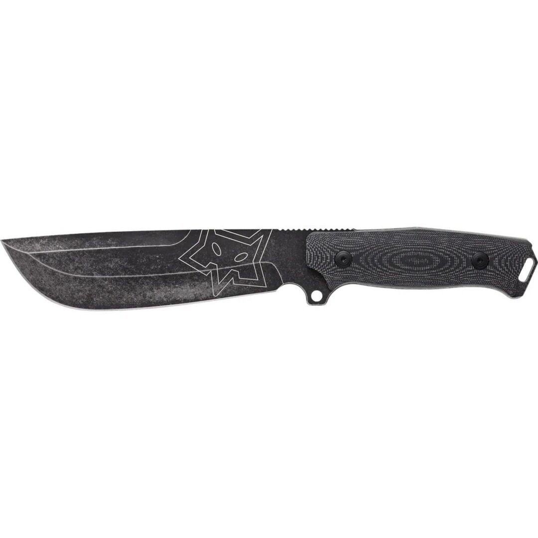 Fox Knives Native Bushcraft D2 Black Canvas Bıçak