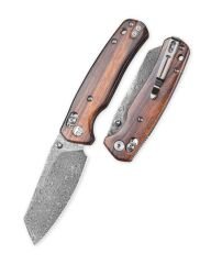 BESTECHMAN CICADA'S WING | Gül Ağacı Sap | Damascus Çelik Çakı | BMK06-W-4