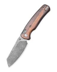 BESTECHMAN CICADA'S WING | Gül Ağacı Sap | Damascus Çelik Çakı | BMK06-W-4